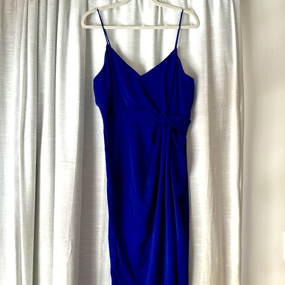 ASOS Maxi Spaghetti Strap Dress w/ Slit